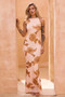 Siren Maxi Dress - Apricot | Sage and Paige AUS.