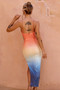 So Lively Midi Dress - Orange Multi | Sage and Paige AUS.