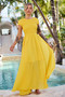 Dream Design Maxi Dress - Yellow | Sage and Paige AUS.