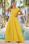 Dream Design Maxi Dress - Yellow | Sage and Paige AUS.