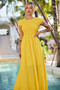 Dream Design Maxi Dress - Yellow | Sage and Paige AUS.