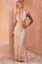 You Wish Sequin Maxi Dress - Gold | Sage and Paige AUS.