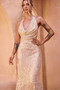 You Wish Sequin Maxi Dress - Gold | Sage and Paige AUS.