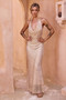 You Wish Sequin Maxi Dress - Gold | Sage and Paige AUS.