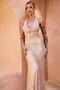 You Wish Sequin Maxi Dress - Gold | Sage and Paige AUS.