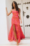 Carnival Colors Maxi Dress - Red | Sage and Paige AUS.