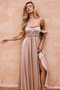 Best Night Maxi Dress - Champagne | Sage and Paige AUS.