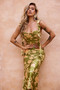 Marigold Dream Maxi Dress - Olive | Sage and Paige AUS.