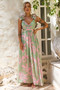 Ethereal Blossom Maxi Dress - Sage Multi | Sage and Paige AUS.