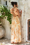 Ethereal Blossom Maxi Dress - Yellow Multi | Sage and Paige AUS.