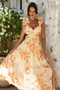 Ethereal Blossom Maxi Dress - Yellow Multi | Sage and Paige AUS.