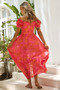 Sunset Serenade Maxi Dress - Pink Multi | Sage and Paige AUS.