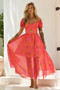 Sunset Serenade Maxi Dress - Pink Multi | Sage and Paige AUS.