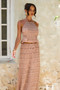 Seraphina Halter Top - Taupe | Sage and Paige AUS.