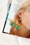 Emerald Heart Earrings - Green | Sage and Paige AUS.