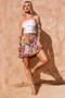 Cabo Mini Skirt - Black Multi | Sage and Paige AUS.