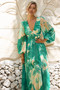 Coastlines Maxi Dress - Green Multi | Sage and Paige AUS.