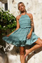 Precious Ruffle Mini Dress - Sage | Sage and Paige AUS.