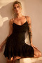 Coconico Beaded Mini Dress - Black |  Sage and Paige USA.