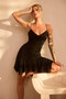 Coconico Beaded Mini Dress - Black |  Sage and Paige USA.