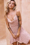 Coconico Beaded Mini Dress - Mocha | Sage and Paige AUS.