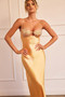 Aurora Crystal Maxi Dress - Sunset