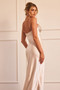Aurora Crystal Maxi Dress - Champagne