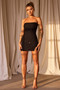 Downtown Darling Mini Dress - Black | Sage and Paige AUS.