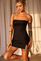 Downtown Darling Mini Dress - Black | Sage and Paige AUS.