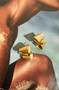 Luna Fold Earrings - Gold