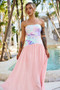 All Day Long Maxi Dress - Peach Multi