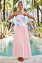 All Day Long Maxi Dress - Peach Multi