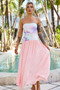 All Day Long Maxi Dress - Peach Multi