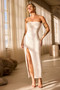 Starlit Baby Midi Dress - White