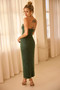 Starlit Baby Midi Dress - Forest Green