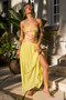 Sunset Breeze Maxi Dress - Yellow