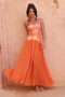 Sunset Breeze Maxi Dress - Tangerine