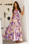 Nightcap Maxi Dress - Purple Multi