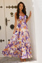 Nightcap Maxi Dress - Purple Multi