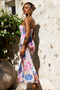 Malibu Surf Midi Dress - Multi