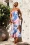 Malibu Surf Midi Dress - Multi