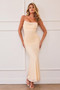 Talk To Me Maxi Dress - Beige