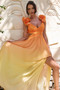 At Last Maxi Dress - Orange Yellow