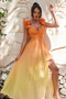 At Last Maxi Dress - Orange Yellow