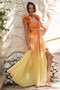 At Last Maxi Dress - Orange Yellow