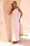 Serene Sway Maxi Dress - Champagne