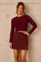 Lori Knit Crop Top - Wine