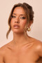 Molten Loop Earrings - Gold