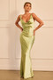 Serein Drape Maxi Dress - Apple Green