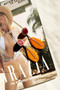 Solstice Drop Earrings - Orange